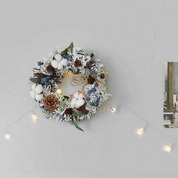 Decorative Christmas wreath for door and wall