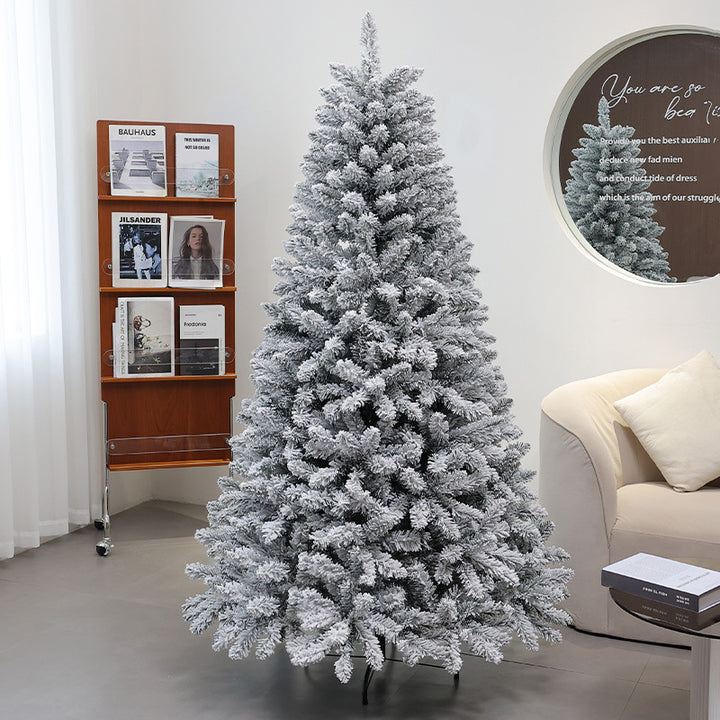 Artificial Christmas tree with snow effect