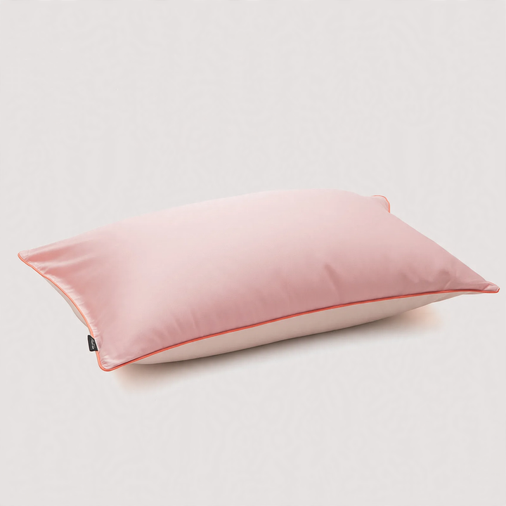 Cushion cover made of long-staple cotton, solid color