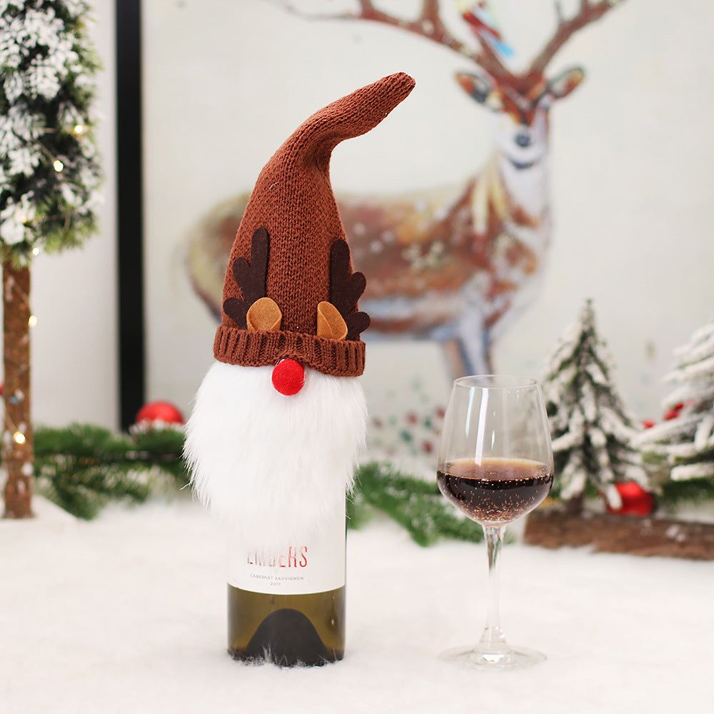 Christmas Elf Bottle Cover, Polyester