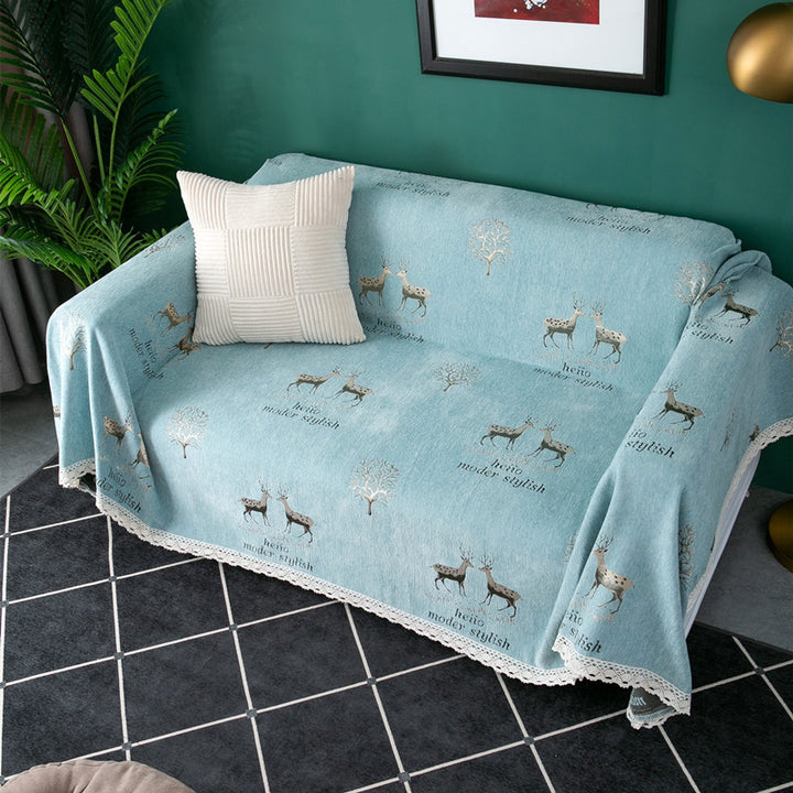 Decorative Knitted Sofa Throw Blanket