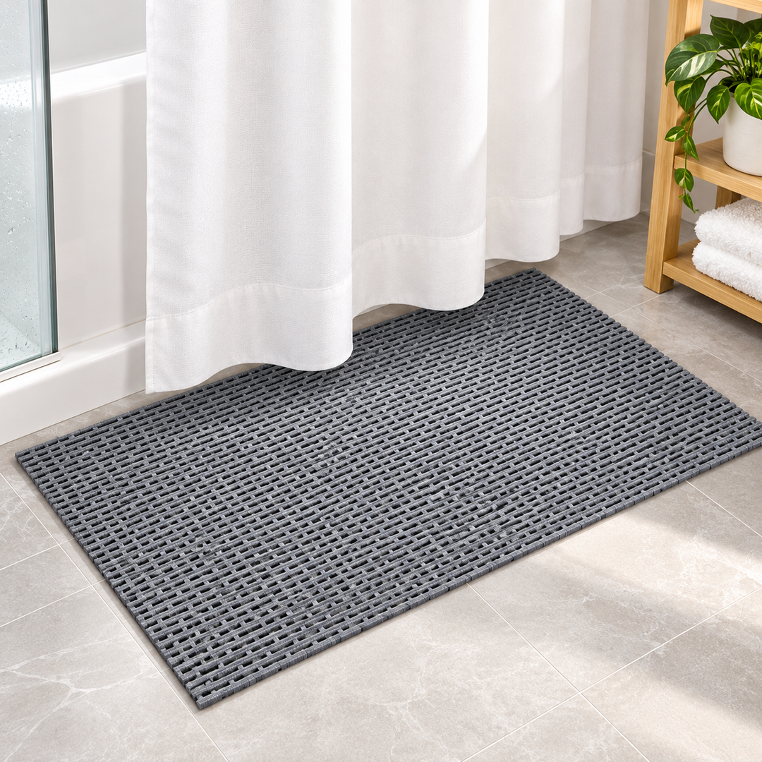 PVC Non-Slip Drainage Shower Bath Mat Bowlift