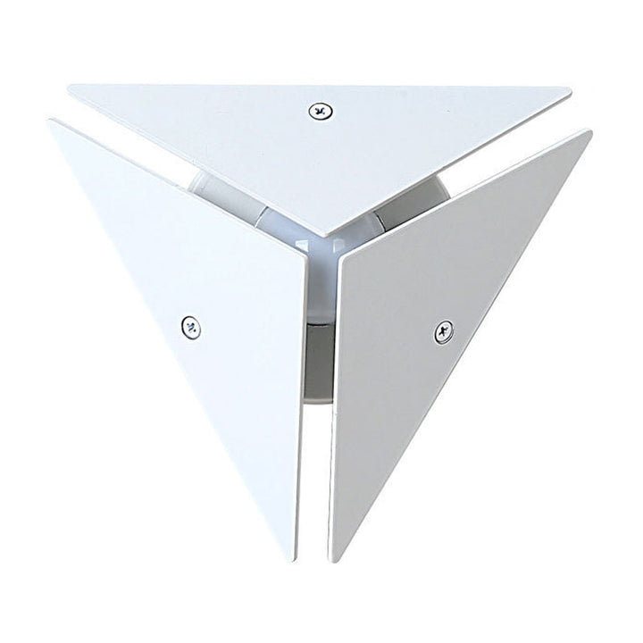 BowLift | Simple Style Triangle Metal Wall Sconce Light Gold/Black/White LED Wall Light Fixture in Warm/White Light for Corridor