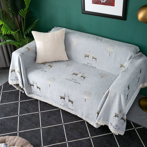 Decorative Knitted Sofa Throw Blanket