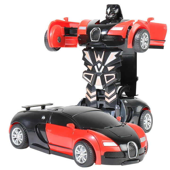 Transforming Racing Robot Car Toy Bowlift