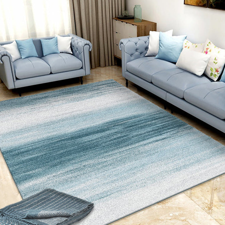 Gradient Color Rug Home Area Rug Simplicity Unpatterned Rug Synthetic Non-Slip Mat Indoor Rug | Bowlift