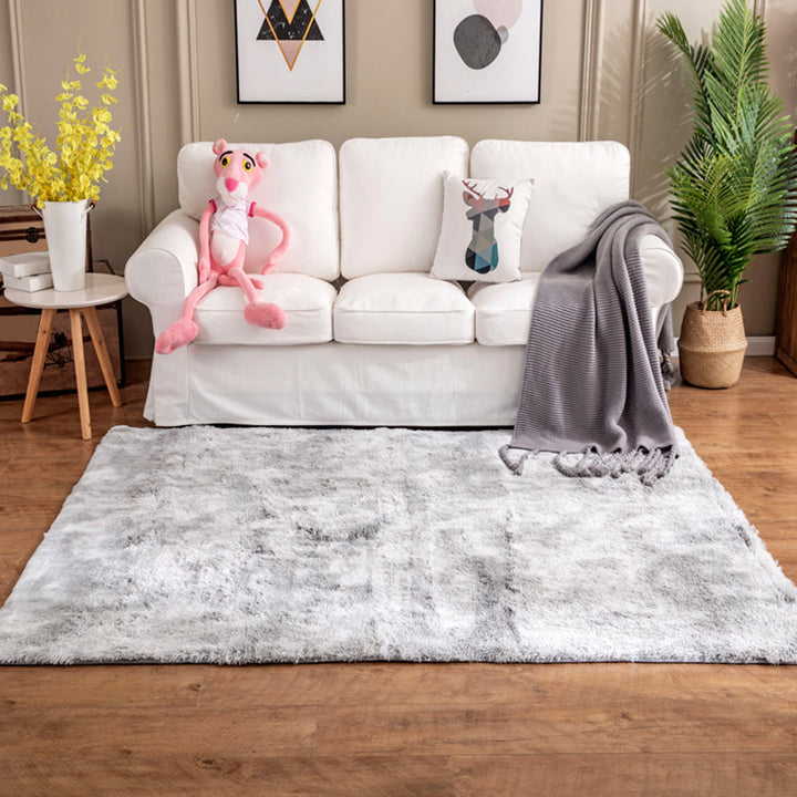 BowLift | Creative Rust Metal Look Rug Pastel Color Industrial Rug Synthetic Non-Slip Backing Easy Maintenance Rug for Home