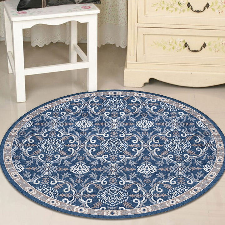 BowLift | Moroccan Medallion Pattern Rug Multi Color Polypropylene Rug Non-Slip Backing Pet-Friendly Washable Rug for Bedroom