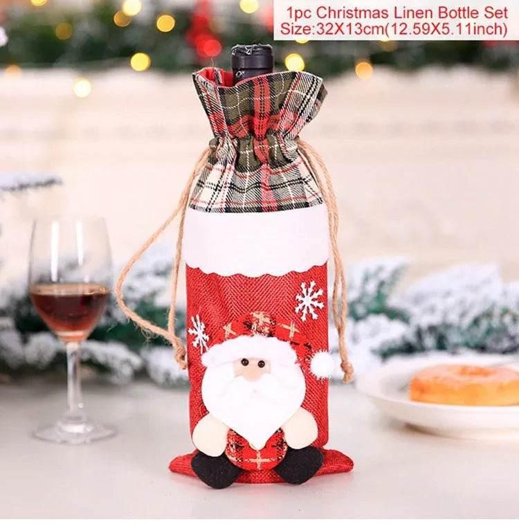 BowLift | Christmas Decorations Christmas Wine Bottle Socks