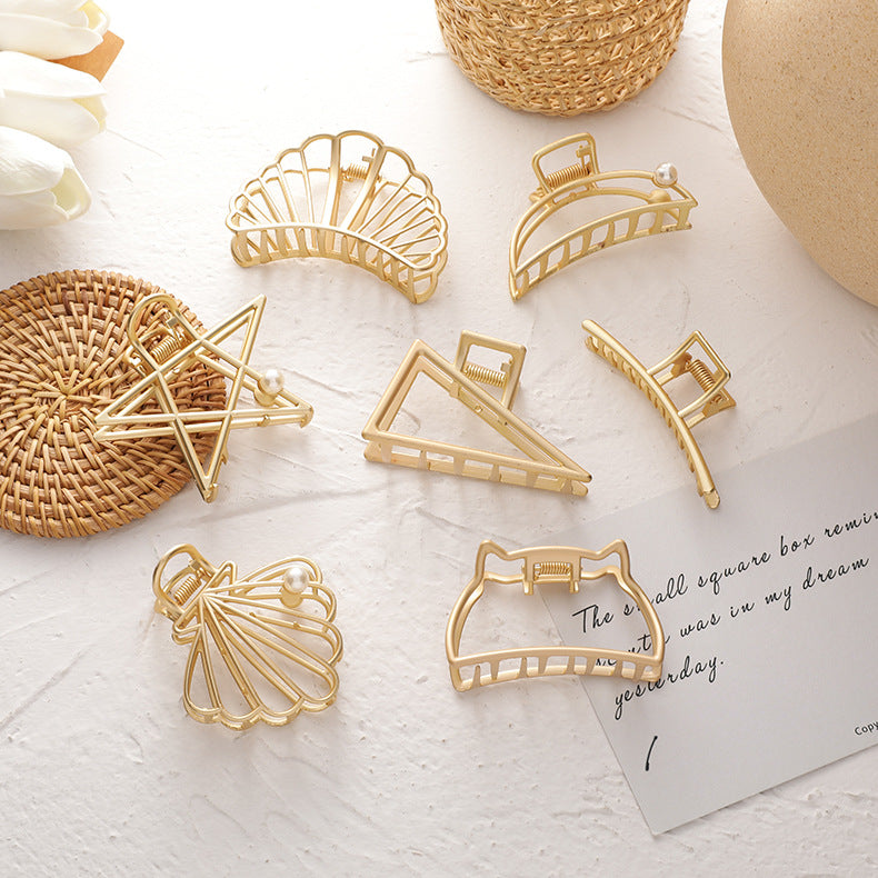Decorative Shell Hair Clip Bowlift