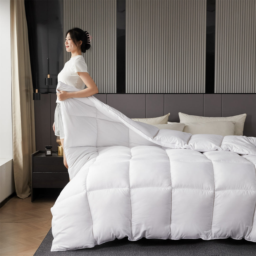Children's duvet, feather filling, four seasons