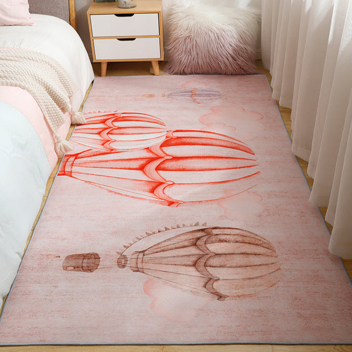 BowLift | Fun Cartoon Rug Soft Colors Fairy Tale Rug Machine Wash Non-Slip Rug for Children's Room