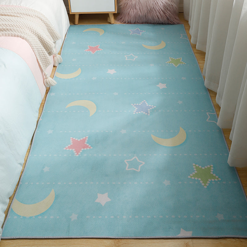 BowLift | Fun Cartoon Rug Soft Colors Fairy Tale Rug Machine Wash Non-Slip Rug for Children's Room