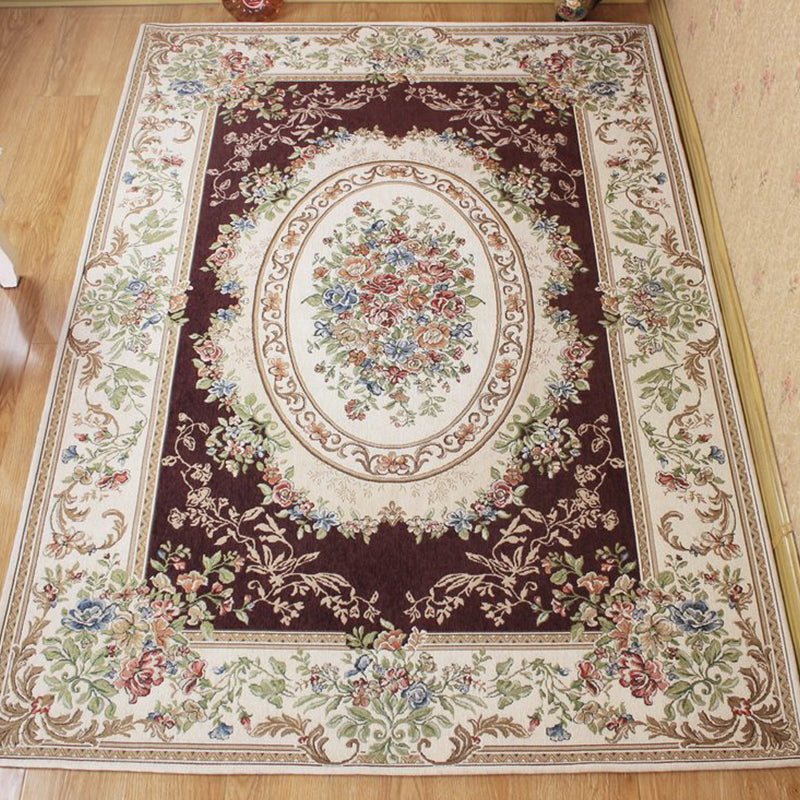 BowLift | Bud printed rug polyester traditional indoor rug non-slip washable pet-friendly rug for living room
