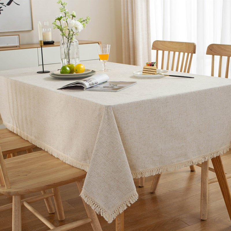 Textured Woven Tablecloth
