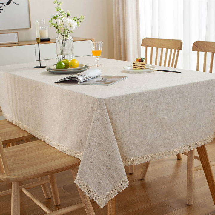 Textured Woven Tablecloth