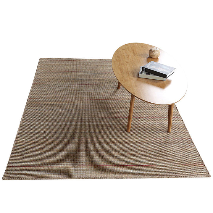 BowLift | Simple Rural Rug Brown Solid Color Rug Pet Friendly Washable Non-Slip Rug for the Living Room
