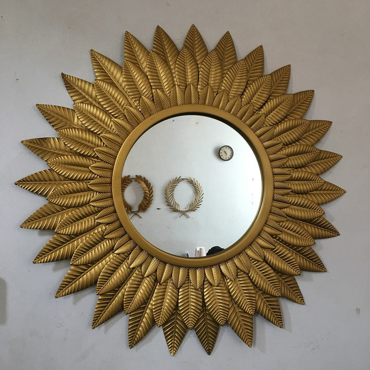Sunburst Decorative Wall Mirror Bowlift
