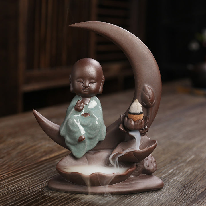 Decorative Zen-inspired incense holder