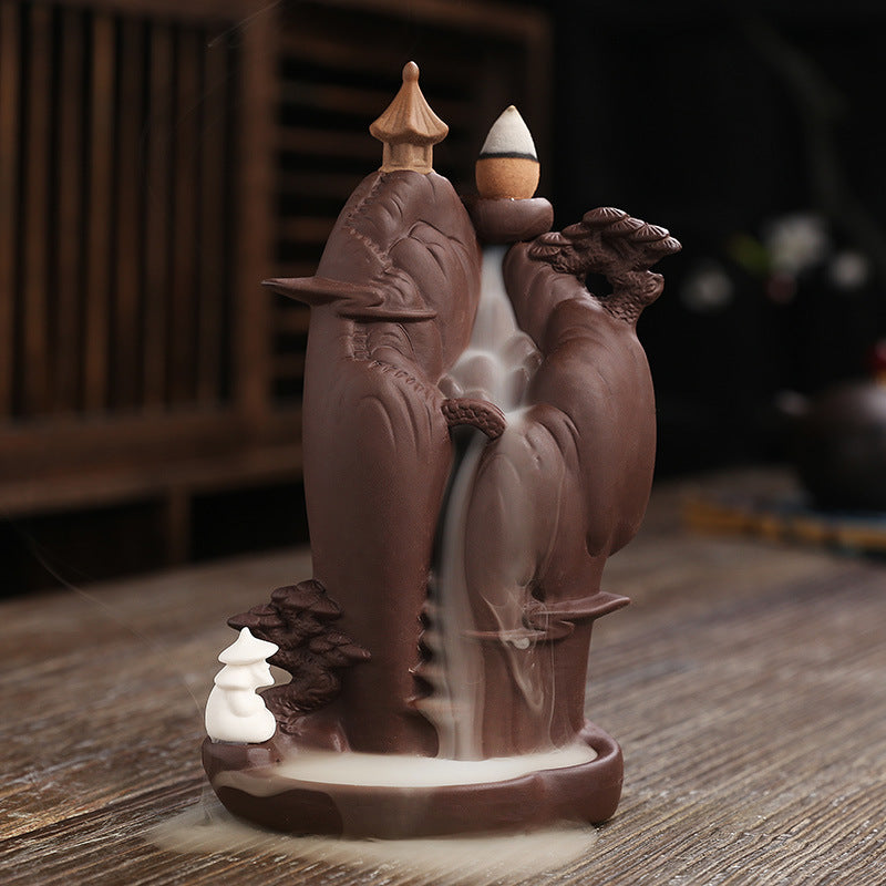 Calming Waterfall Aromatherapy Incense Burner