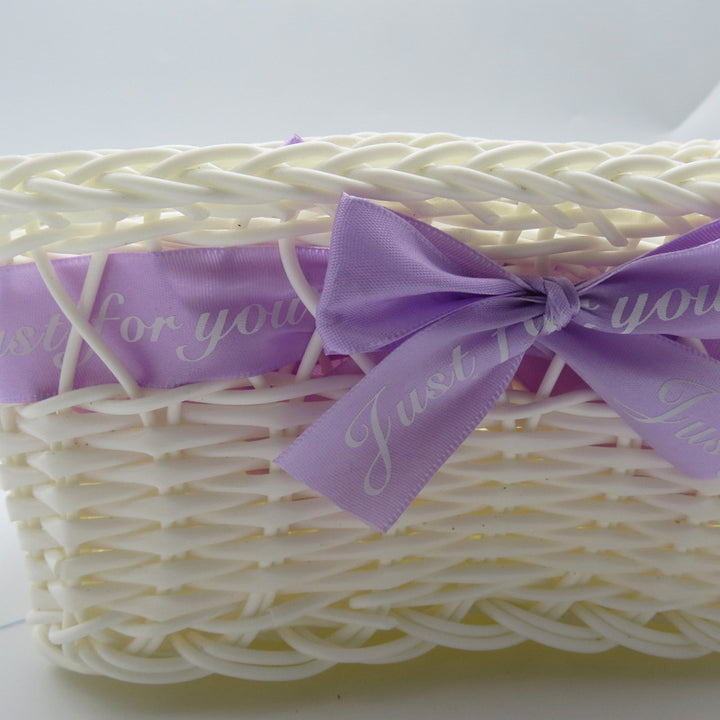 Decorative Handwoven Easter Basket Bowlift