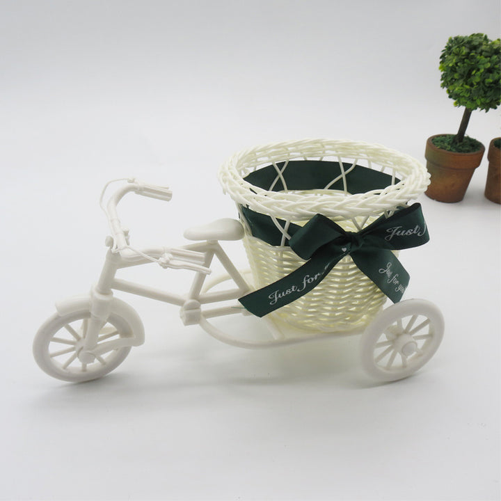 Cute Bicycle Decorative Storage Basket Bowlift