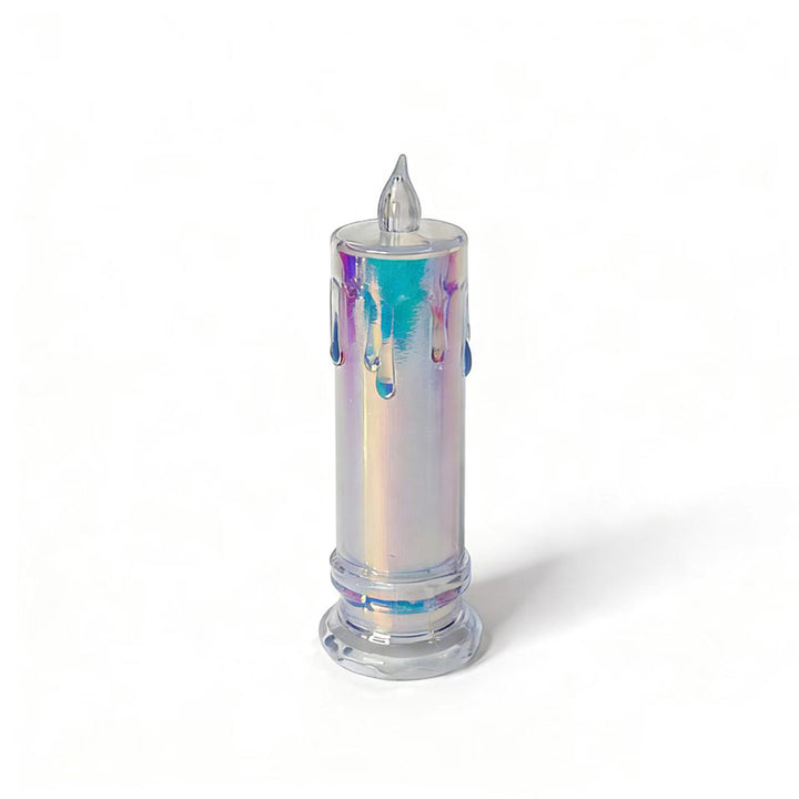 LED Crystal Candle with Starry Sky Effect