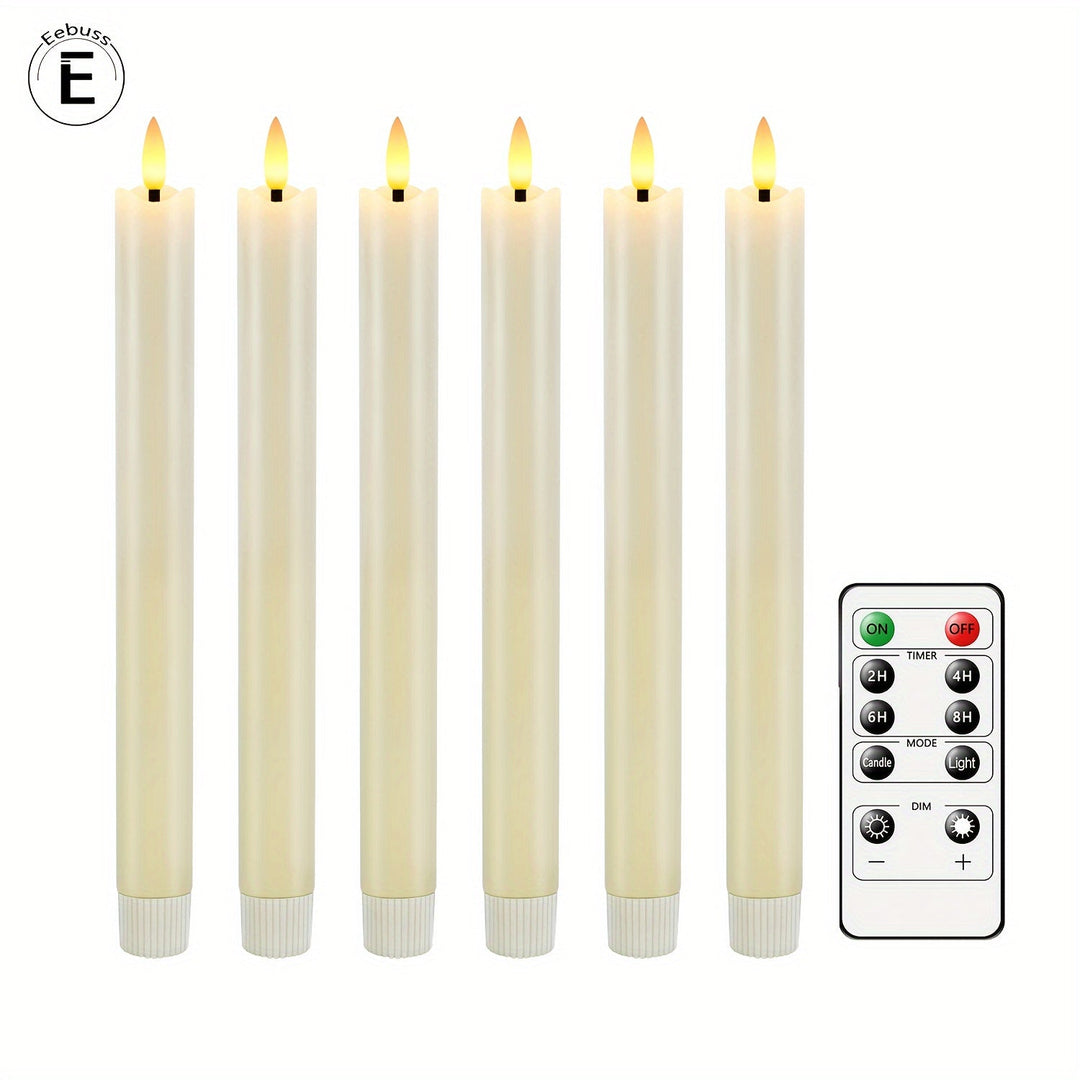 Eebuss Flameless Cone Candles – Realistic LED Effect Bowlift