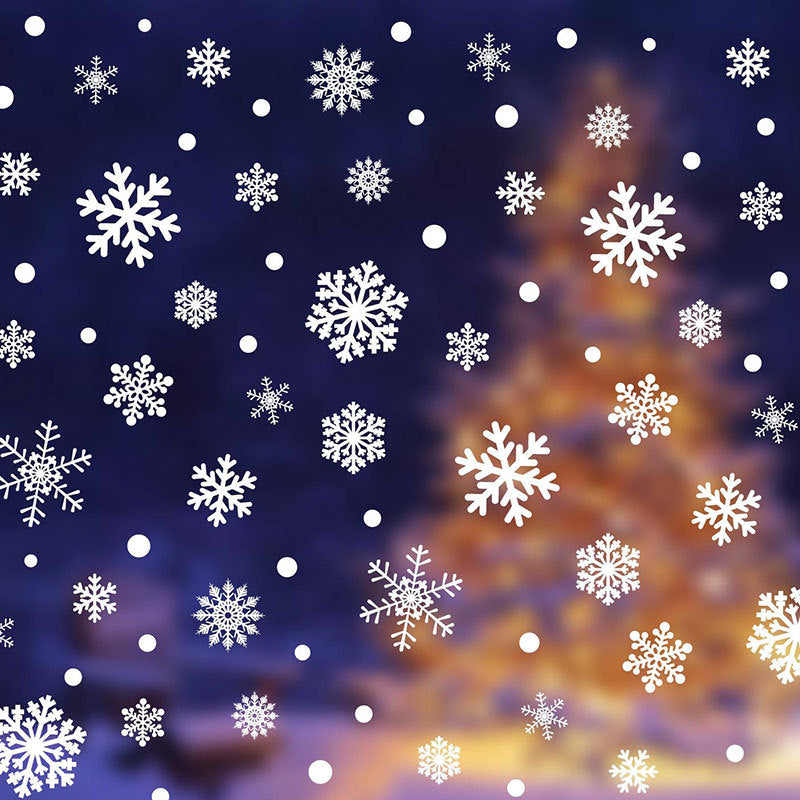 Festive Christmas Wall Decals Bowlift