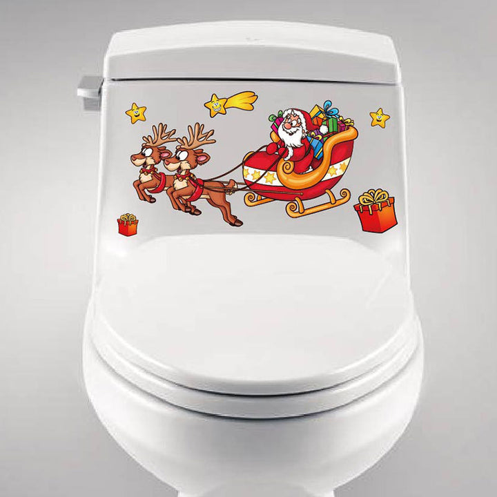 Festive Christmas Wall Decals Bowlift