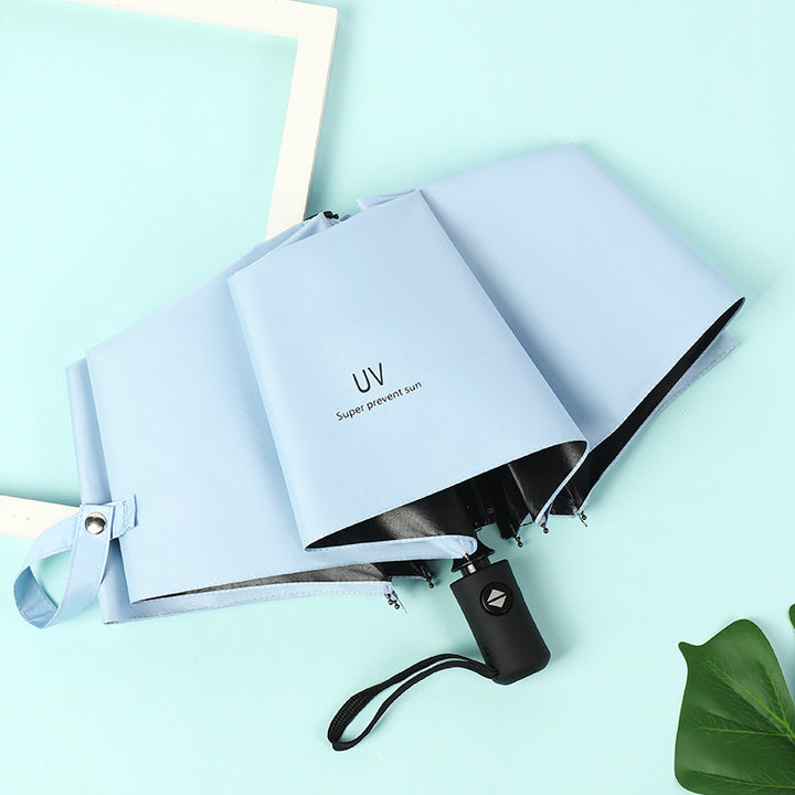 Ladies UV Protection Folding Umbrella with Innovative Mechanism Bowlift