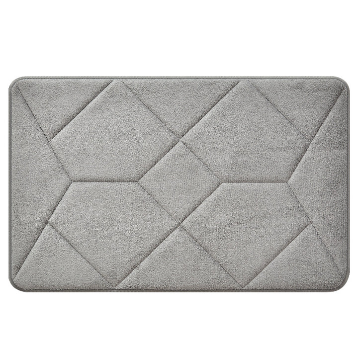Abstract Pattern Bathroom Rug Bowlift