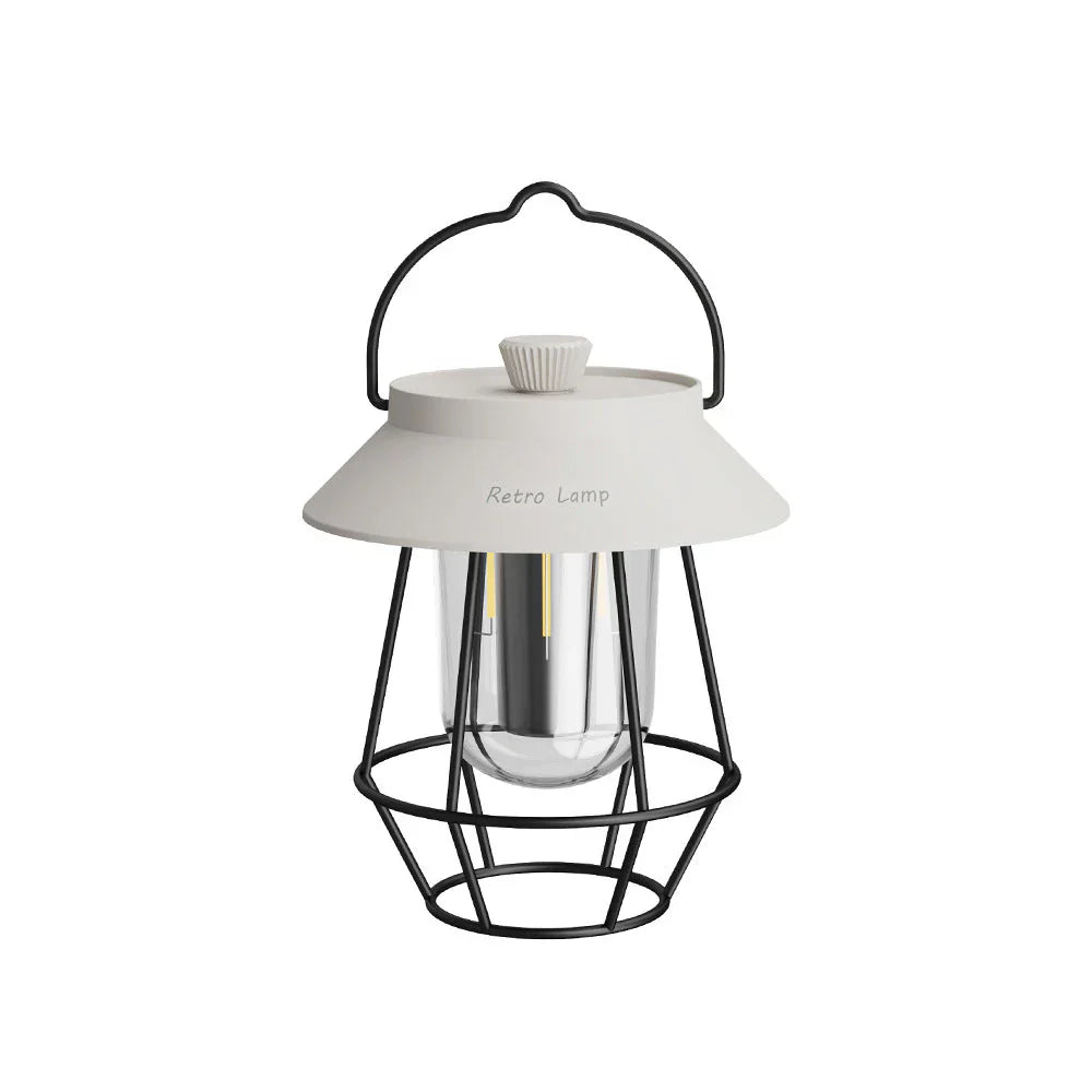 BowLift | LED Camping Lantern in Retro Design – Portable Lamp for Indoor and Outdoor