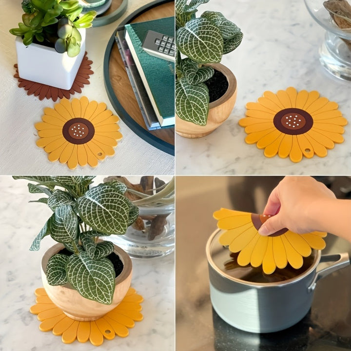 BowLift | PVC Heat Resistant Sunflower Table Mat