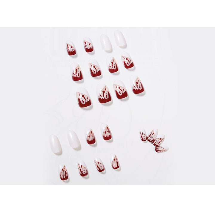 Artistic acrylic nails with elegant flower and glitter accents Bowlift