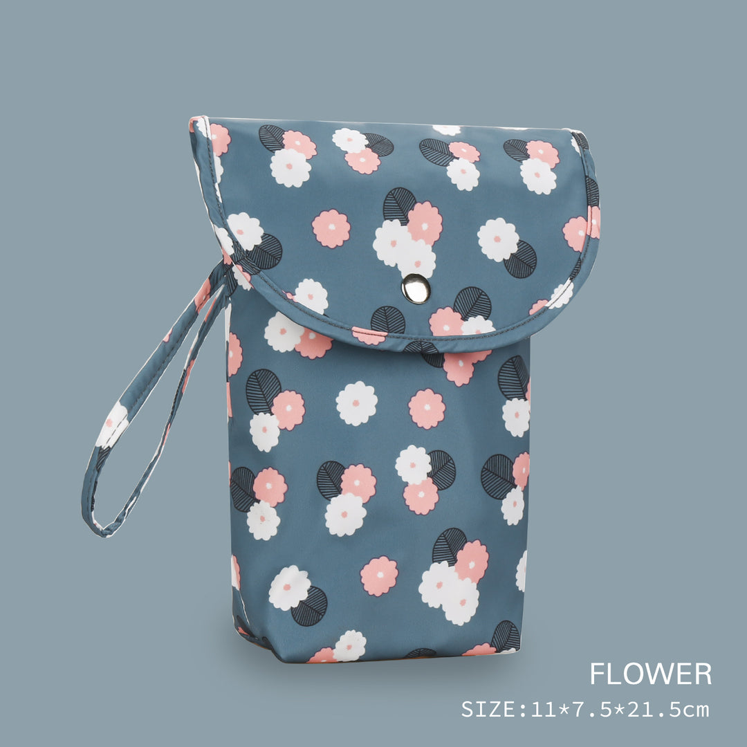 Insulated beverage carrier bag with stylish lemon pattern Bowlift