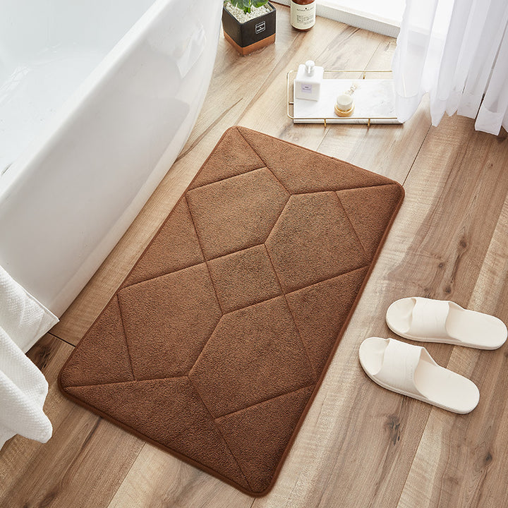 Abstract Pattern Bathroom Rug Bowlift