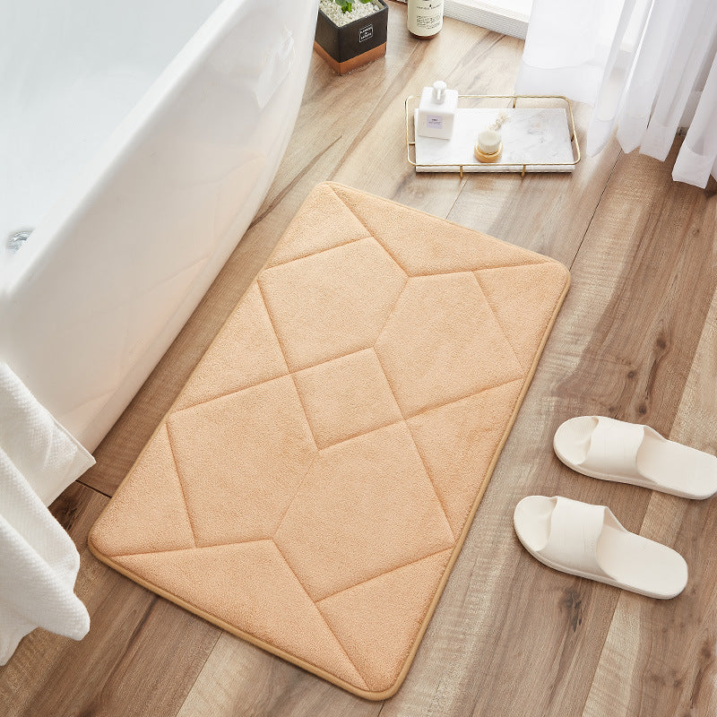 Abstract Pattern Bathroom Rug Bowlift