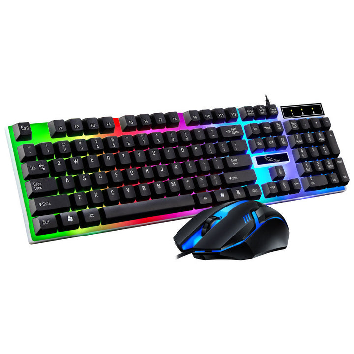 RGB Gaming Keyboard and Precision Optical Mouse Set Bowlift