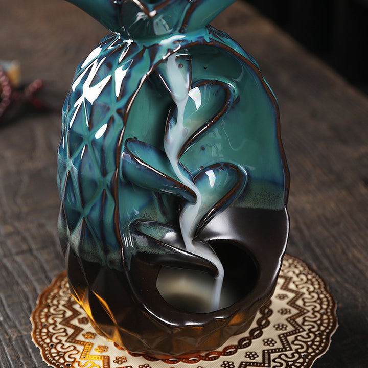 Pineapple-Themed Aromatic Incense Burner