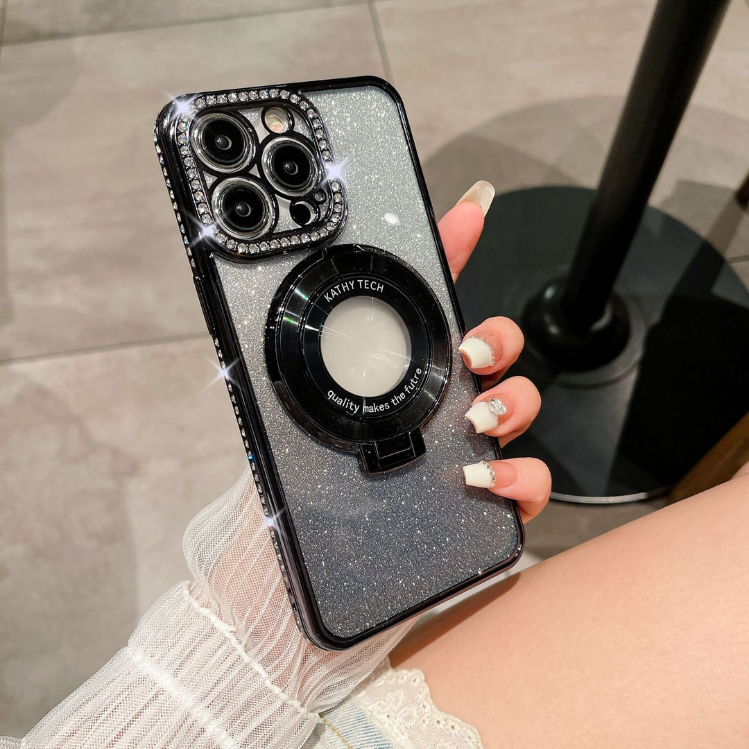 BowLift | Glitter Diamond Magnetic MagSafe Ring Holder for iPhone