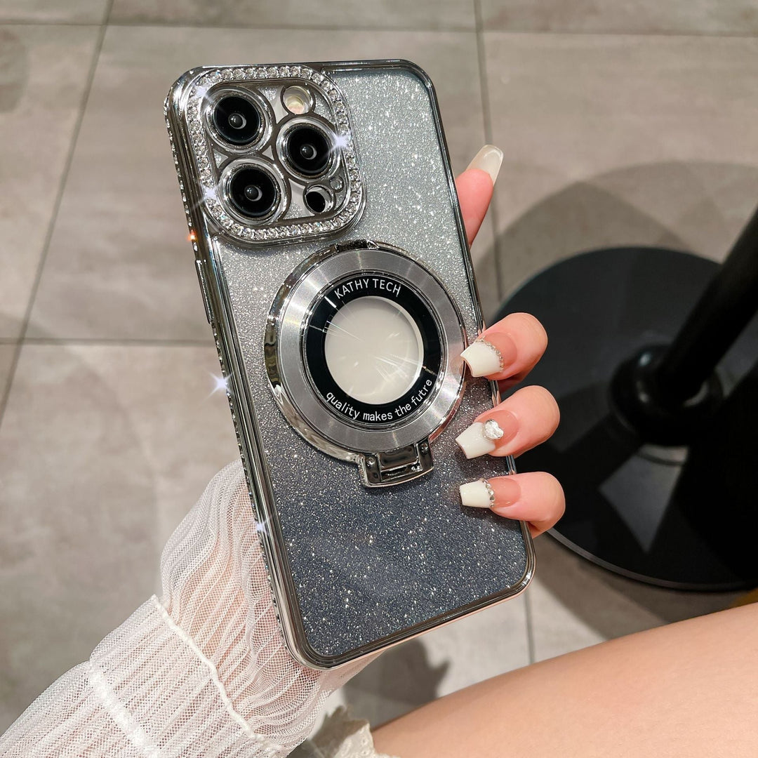 BowLift | Glitter Diamond Magnetic MagSafe Ring Holder for iPhone