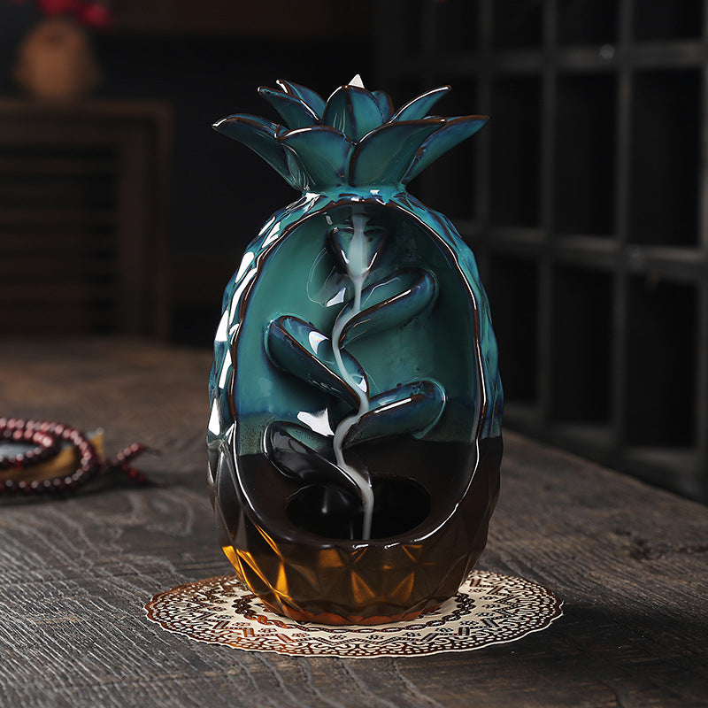 Pineapple-Themed Aromatic Incense Burner