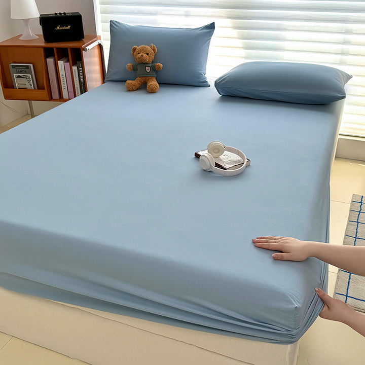 Fitted sheet made of cotton blend