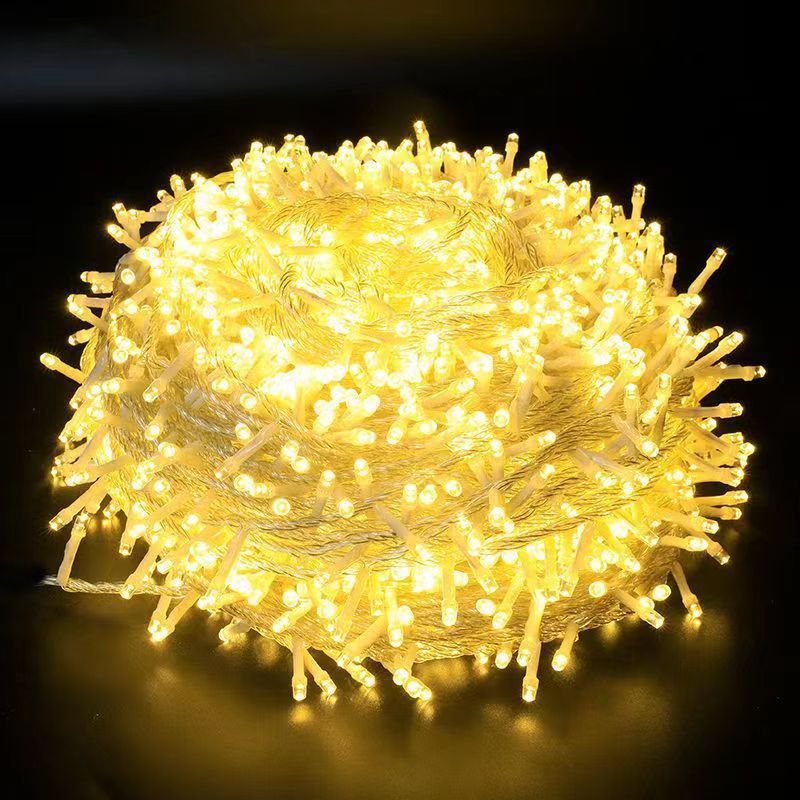 LED string lights for indoor and outdoor use