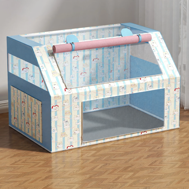 Breathable cat litter box in different sizes