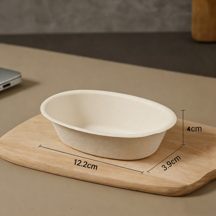 Disposable paper container, biodegradable