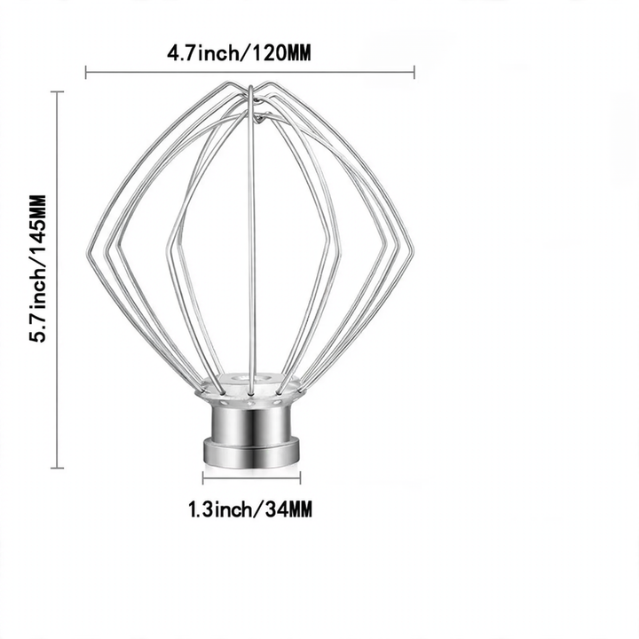 Mixing tool set for food processor, stainless steel