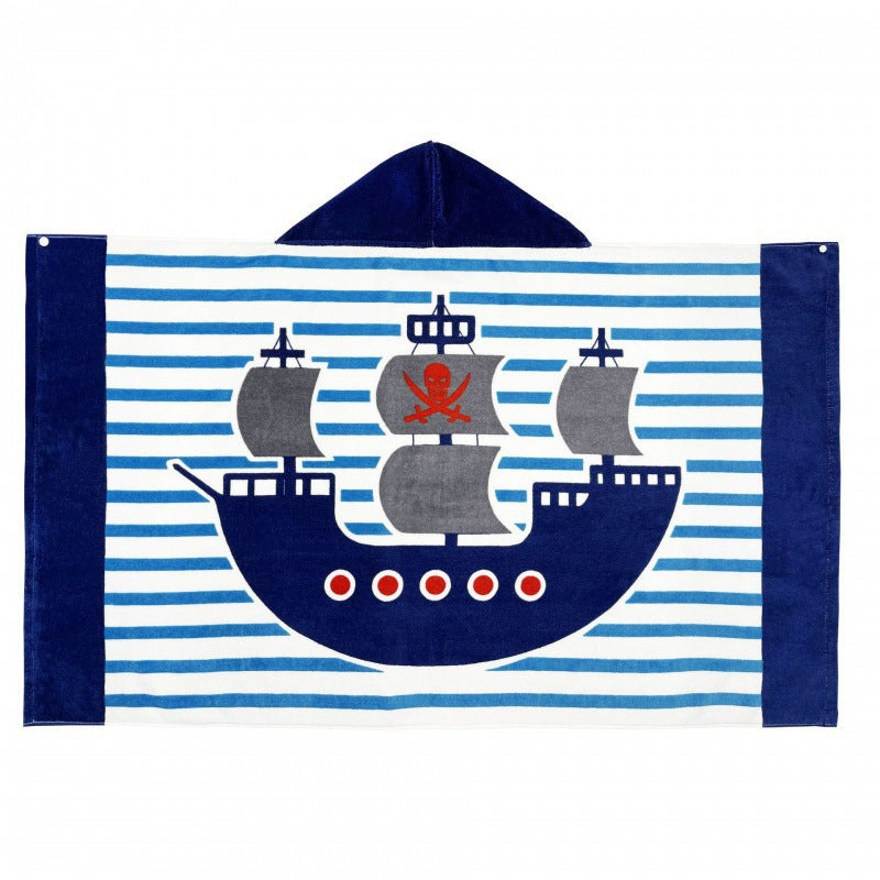 Hooded beach towel, microfiber, 127–160 cm