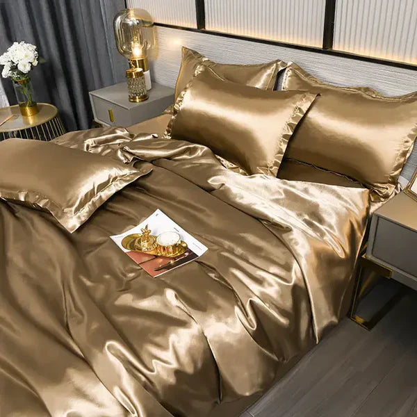 Satin Duvet Cover - Velora | Bowlift